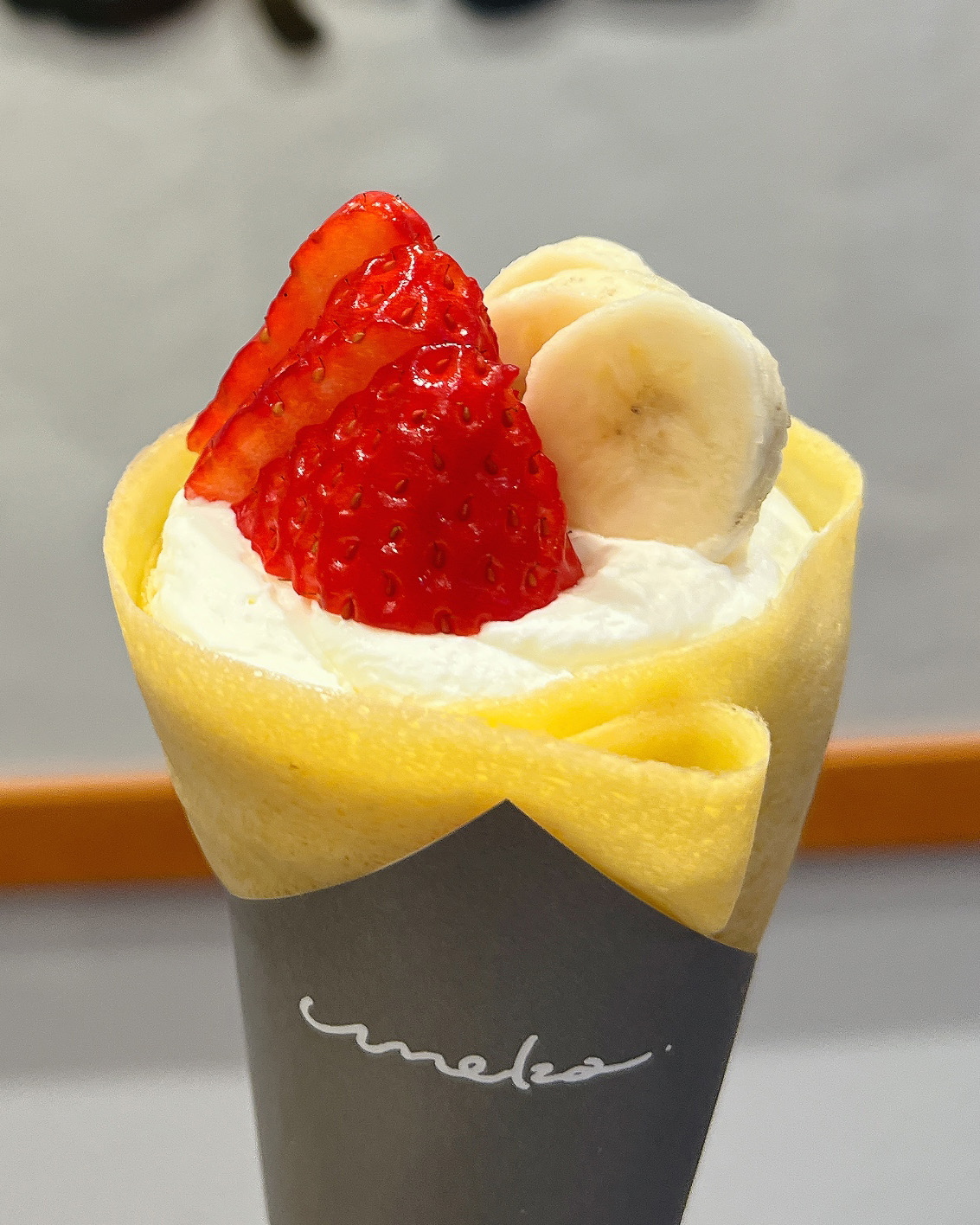 米粉100％グルテンフリークレープ いちごバナナ