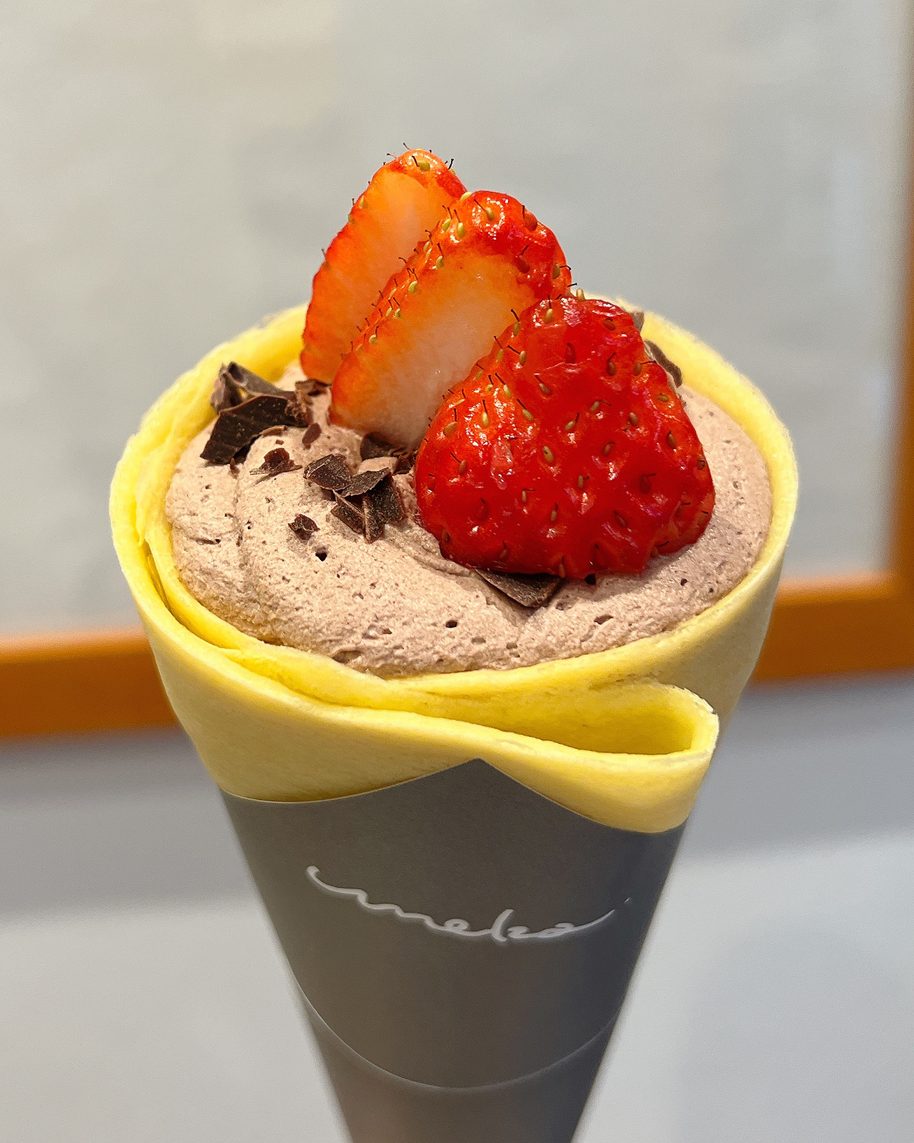 米粉100％グルテンフリークレープ チョコいちご