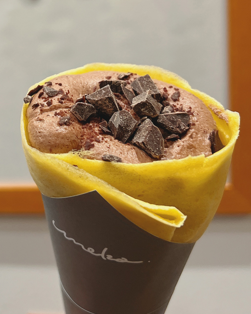 尼崎市西難波町の米粉100％グルテンフリークレープのチョコクリーム