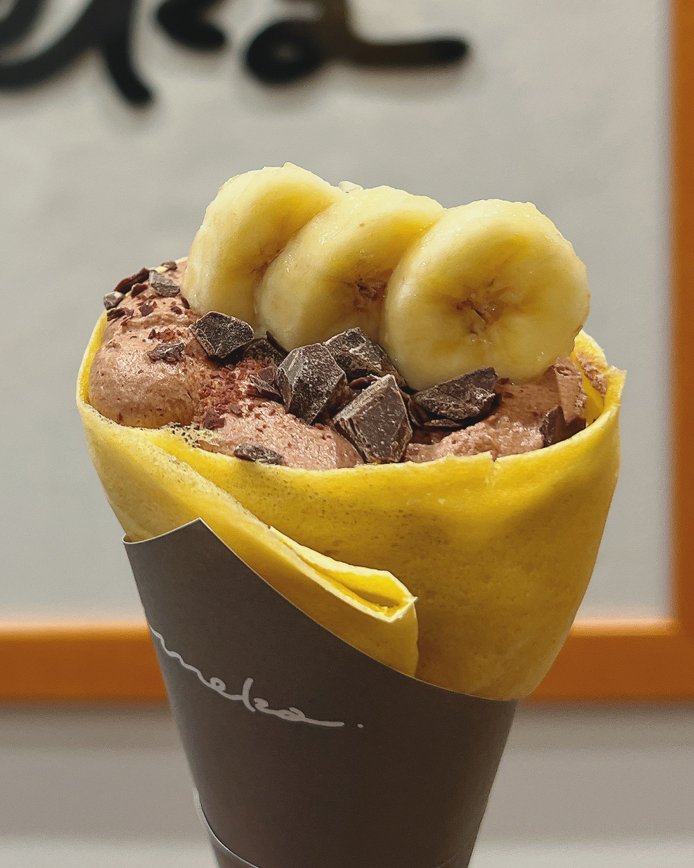 米粉100％グルテンフリークレープ チョコバナナ