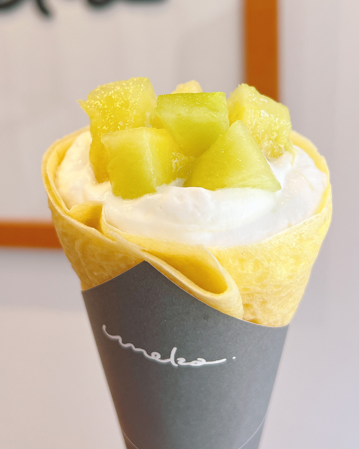 米粉100％グルテンフリークレープ メロンカスタム